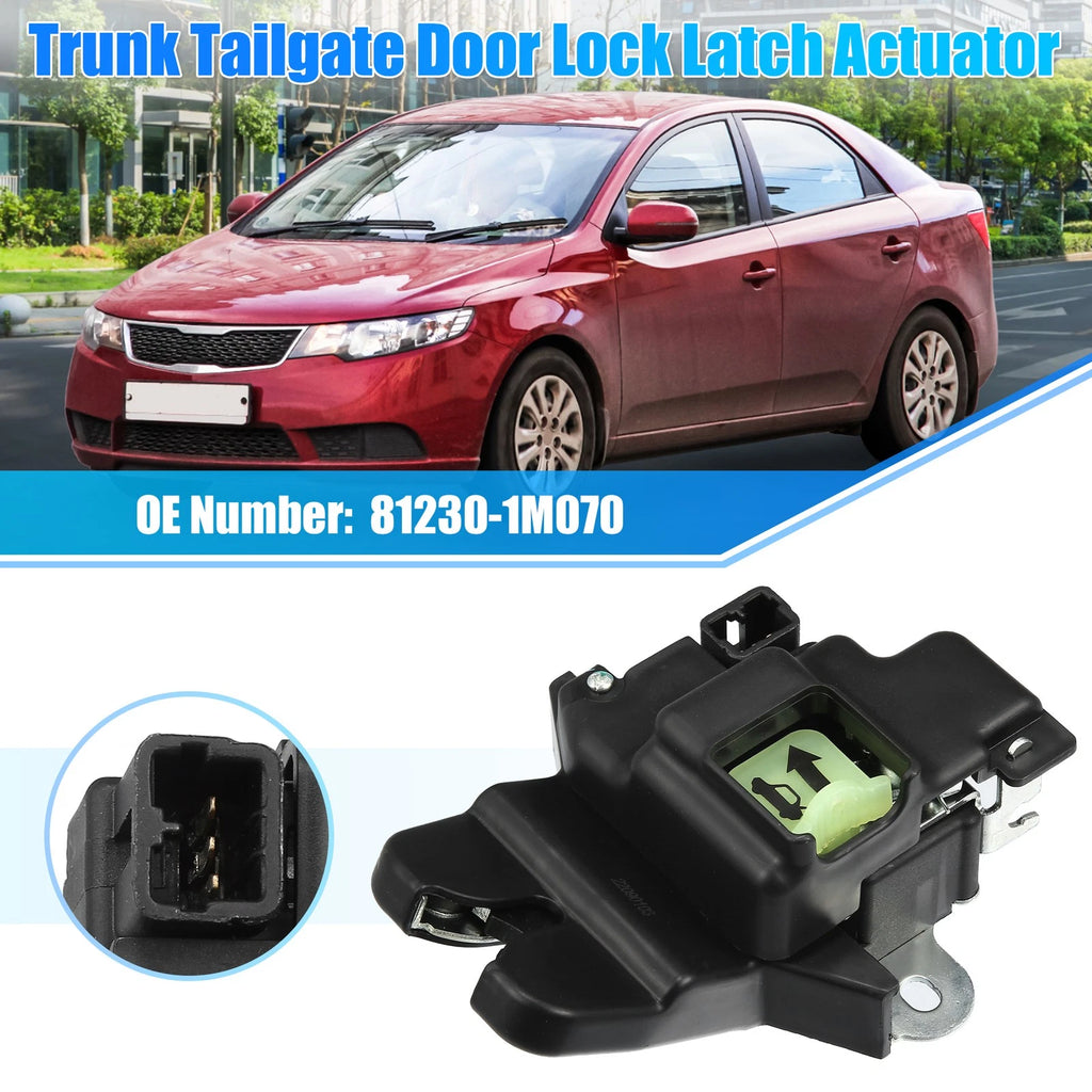 Trunk Latch Lock Actuator Replacement Rear for Hyundai Elantra and Kia (2012–2020)