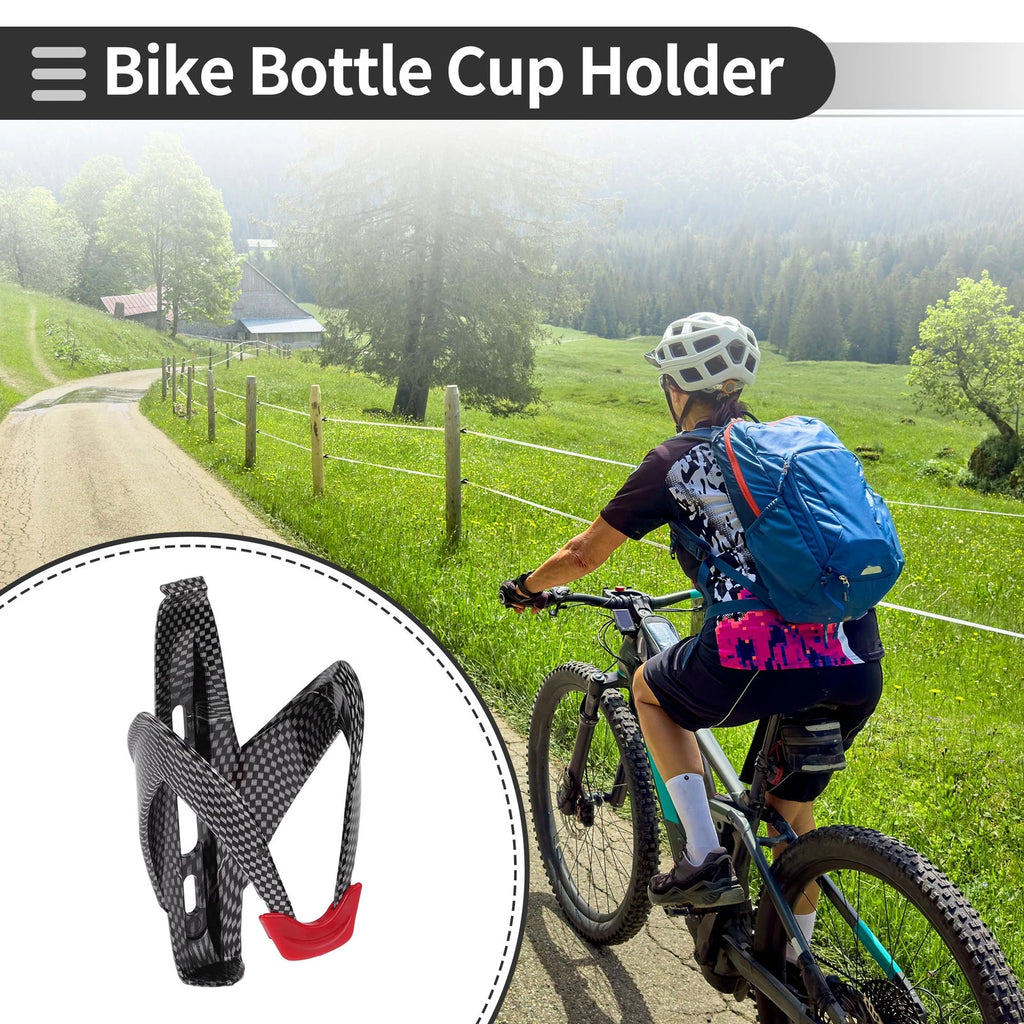 Bottle Cup Holder Cage Rack Lightweight Durable Plastic for Bike Universal (Fits All)