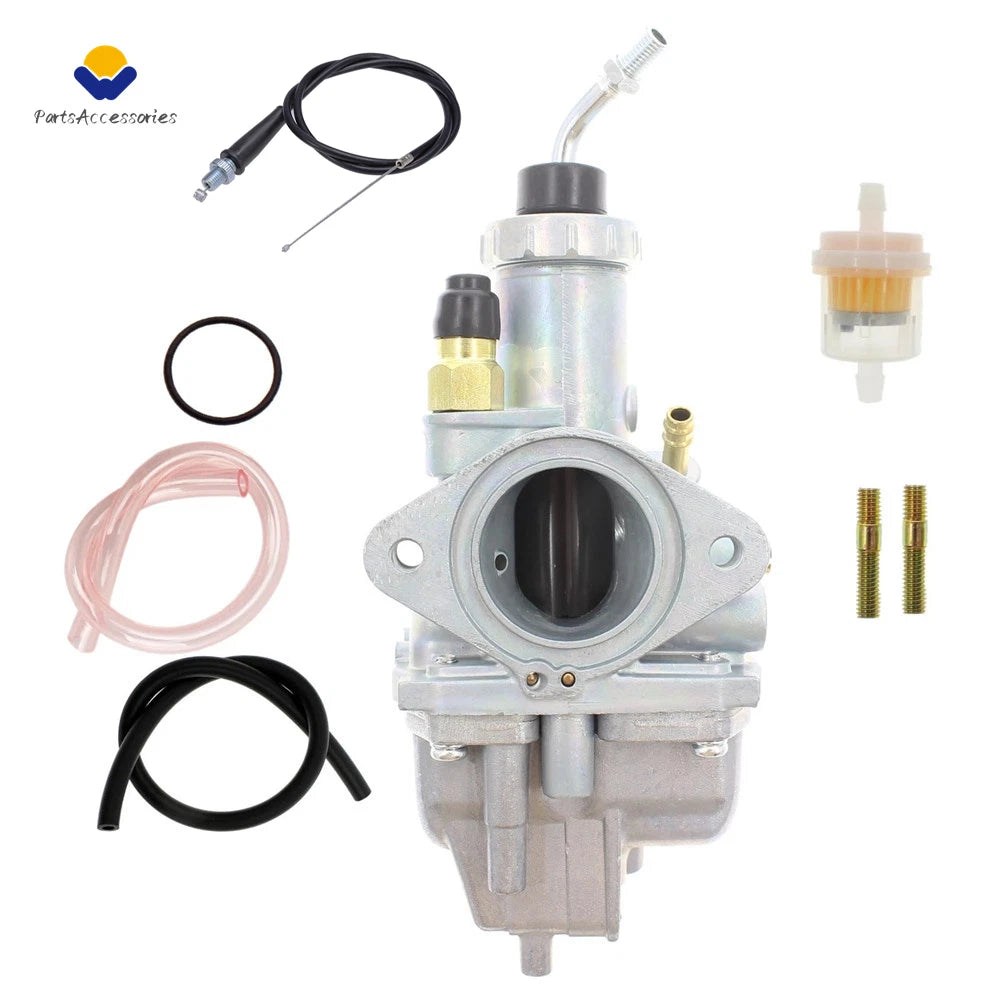 Carburetor & Throttle Cable for Yamaha Moto 4 YFM200 Grizzly 125 (1985–2001)