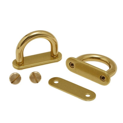 Brass D Ring Buckle for DIY Leather Goods and Bag Strap Hardware