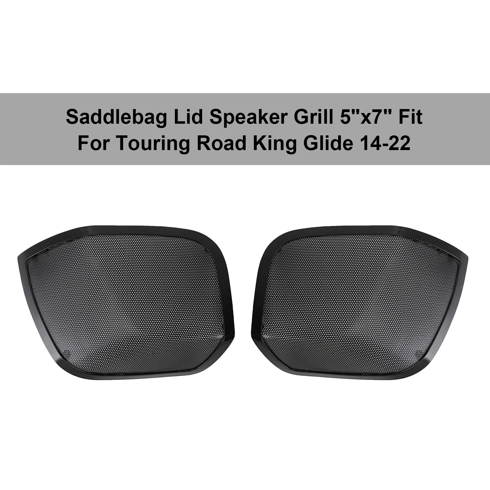 5" x 7" Saddlebag Lid Speaker Grill for Road King Touring Glide (2014–2022) T9