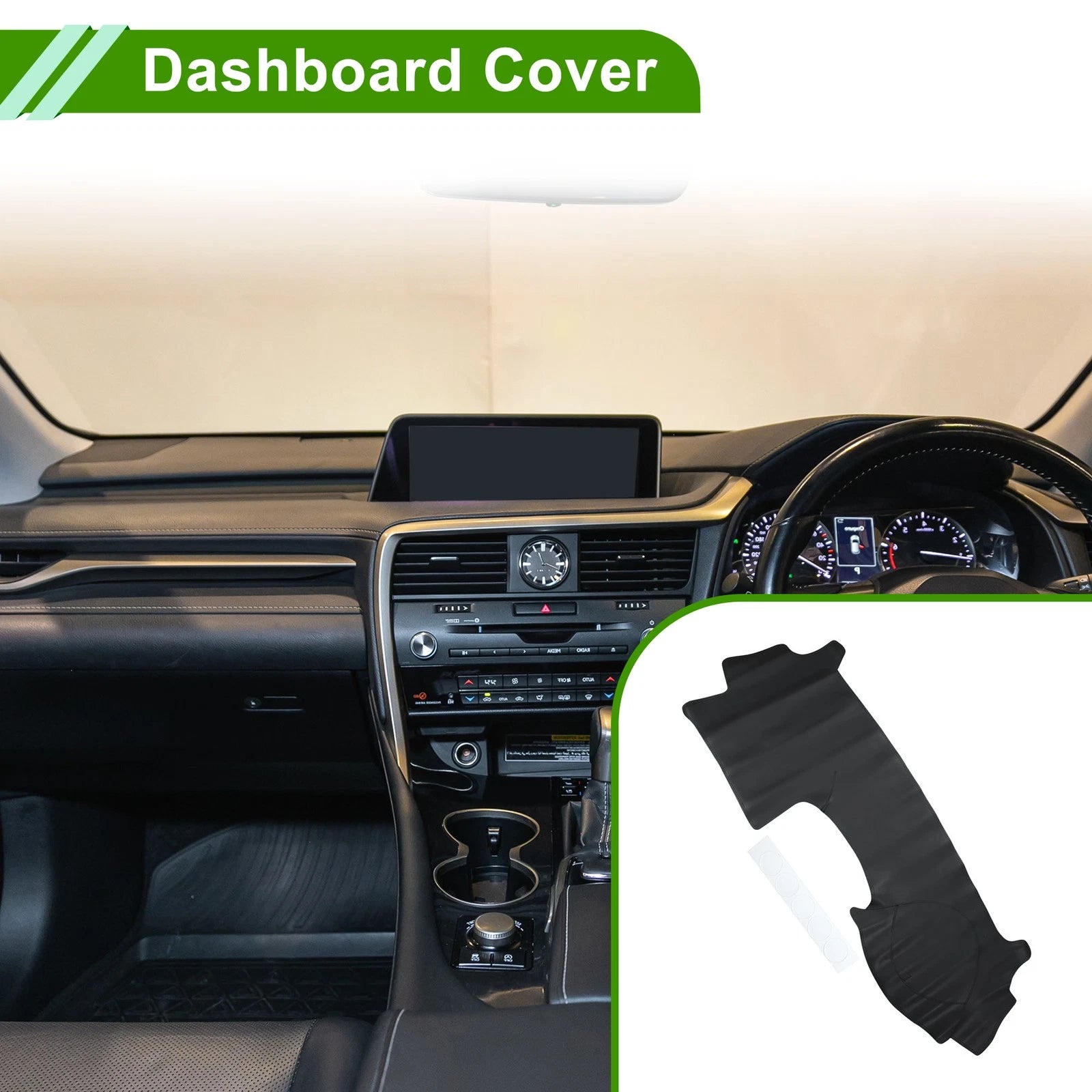 Dashboard Cover Mat for Lexus RX300 (1999–2003) Black Dash Cover