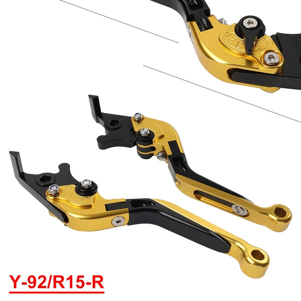 2X CNC Folding Extendable Brake Clutch Levers for Yamaha MT-15 (2018–2023)
