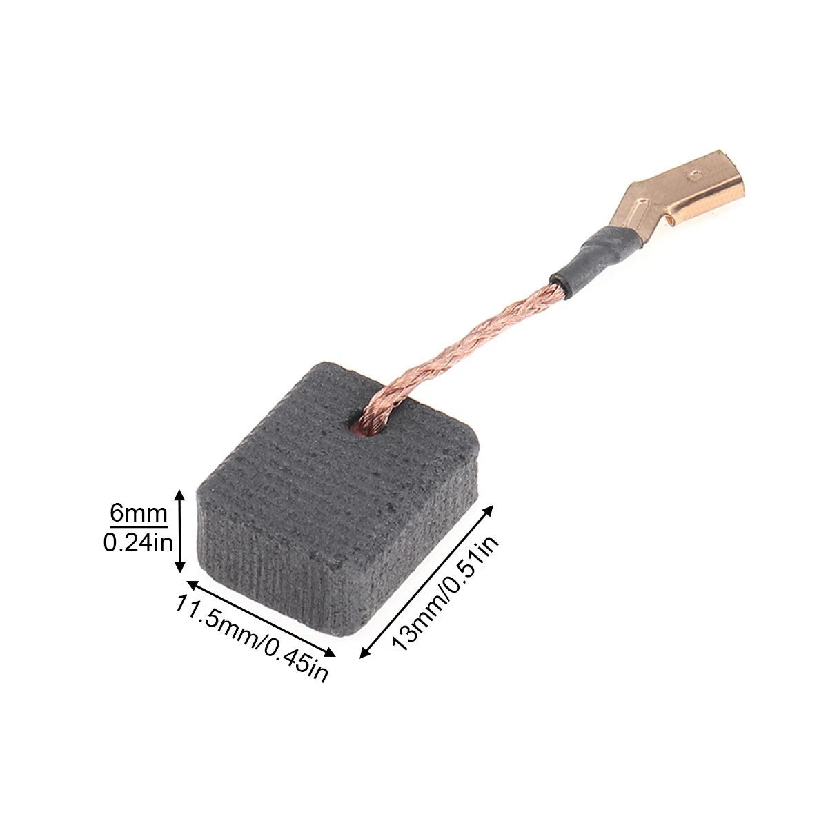 2X Carbon Brushes for DWE402 DWE402K DWE402N Angle Grinder