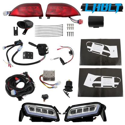 Deluxe LED Headlight & Tail Light Kit for Club Car Tempo (2018–Present)