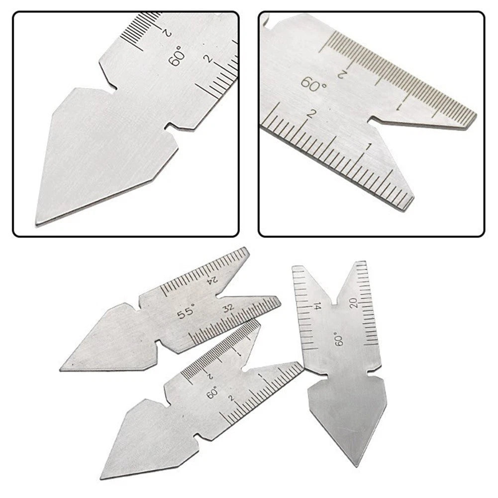 Center Gauge Clear Scales for Industrial Applications (Multiple Angles)
