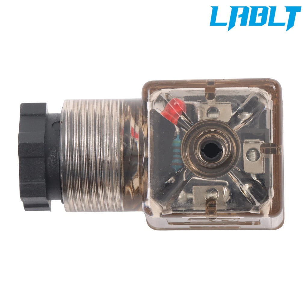 10X Din43650c Junction Socket Light Air Valve Solenoid Plug Connector