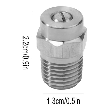 Set of 4 Stainless Steel Thread Type Nozzles for Surface Cleaners