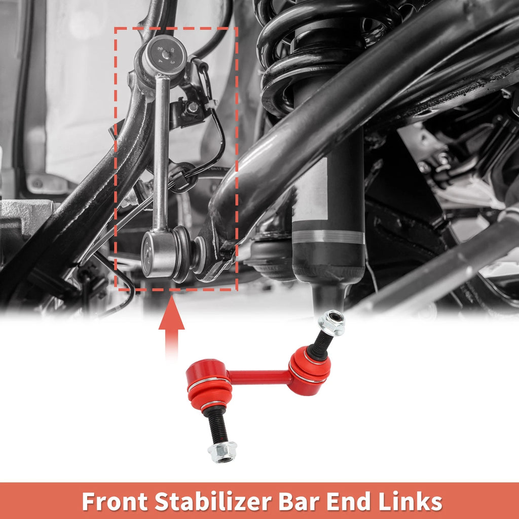 Front Sway Bar Links Stabilizer Link Kit (2pcs) for GMC Envoy XL (2002–2003)