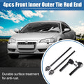 4PC Front Inner Outer Tie Rod Ends Kit for Chrysler Town & Country (2008–2010)