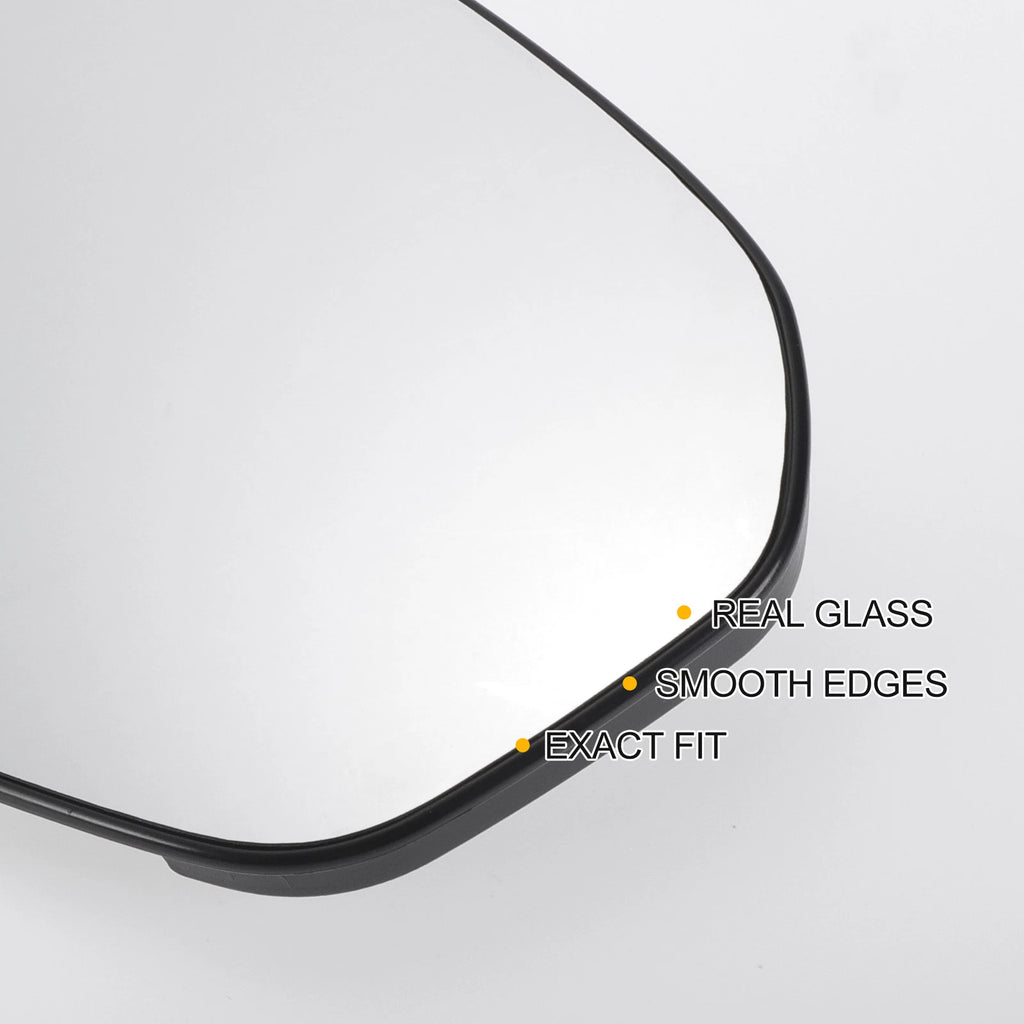 Right Side Heated White Mirror Glass for Dacia Duster (2018–2023)