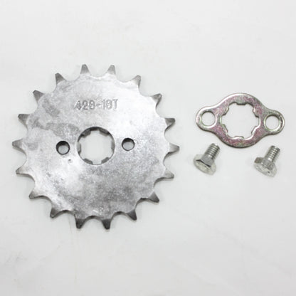 18T 17mm Front Sprocket for PIT TRAIL QUAD DIRT BIKE ATV BUGGY