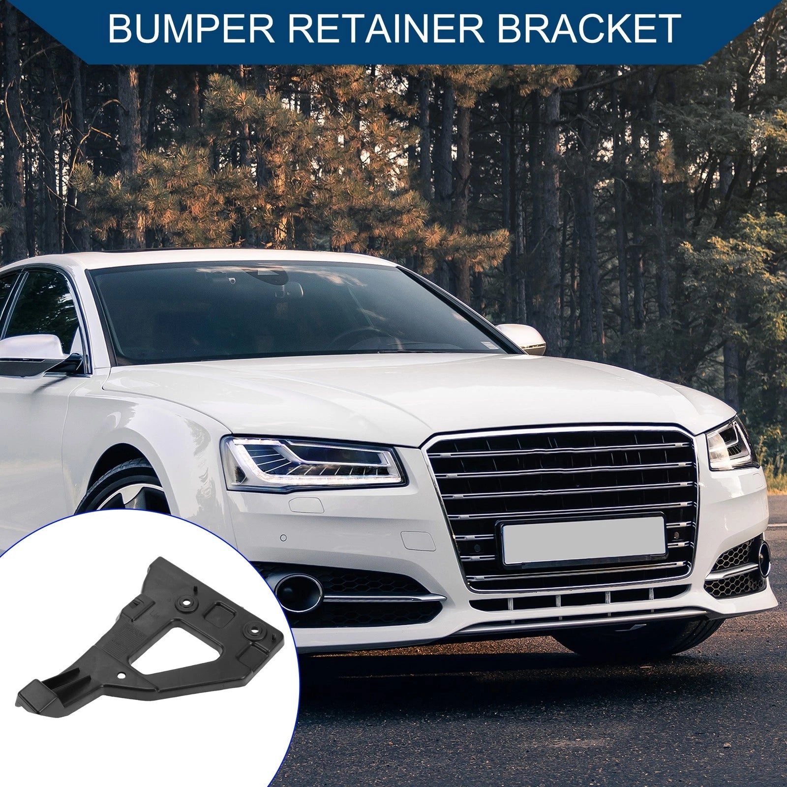 1pc Left Front Bumper Support Bracket No. 4F0807227 for Audi A6 Quattro (2005–2011)