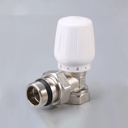 Radiator Manual Angle Control Valve 12 Inch for Residential Heating Systems