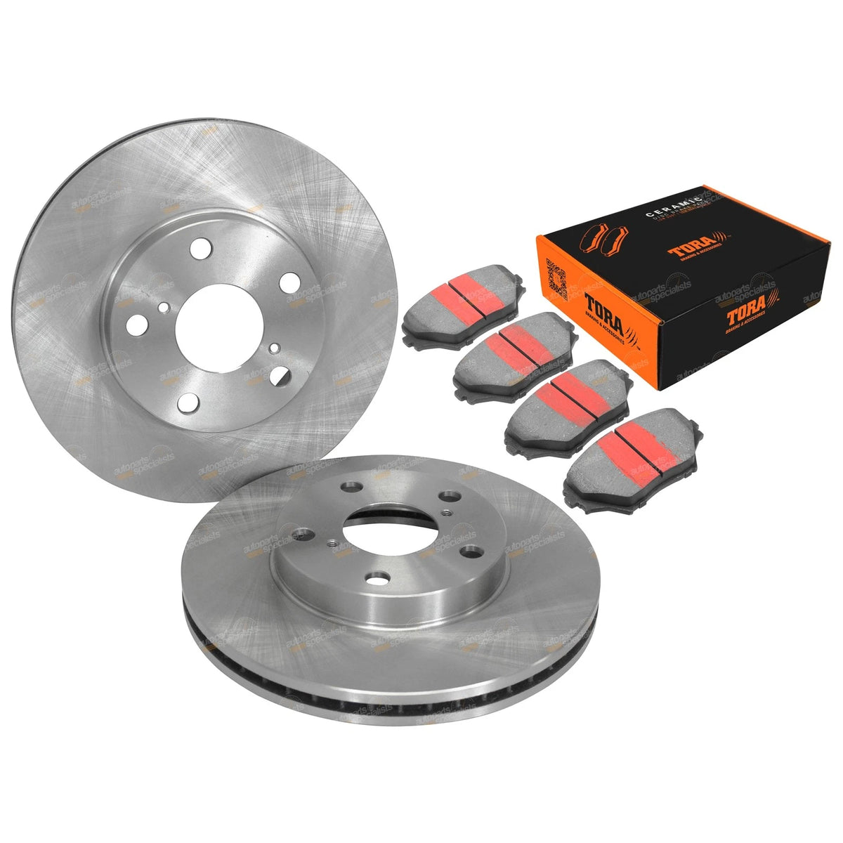 Front Disc Brake Rotors & Pads for Toyota RAV4 (2000–2005) ACA20 ACA21 ACA22 ACA23
