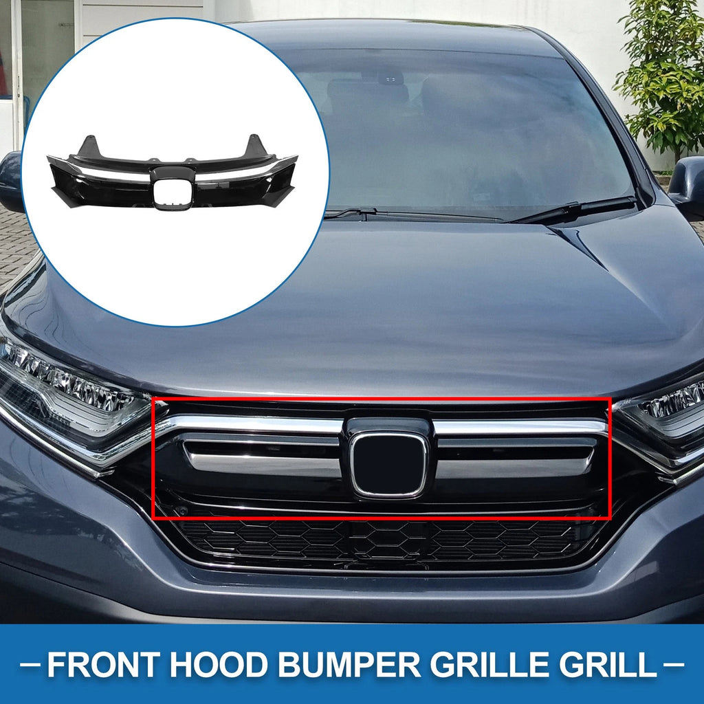 Front Lower Hood Bumper Grille Grill Replacement for Honda CR-V (2015–2016)