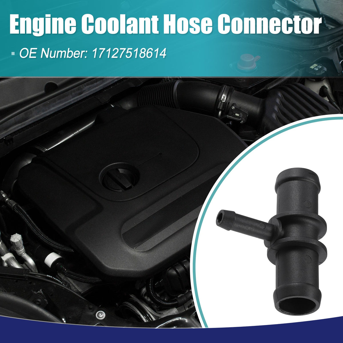 Engine Coolant Hose Connector Replacement for BMW MINI Cooper S R53 (2002–2006)