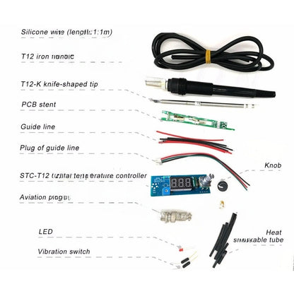 Soldering Iron Kit with T12 K Tip for DIY Projects