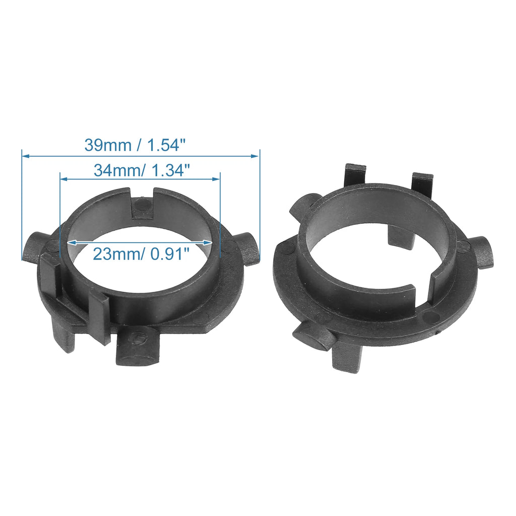 2X H7 LED Headlight Bulb Adapter Holder Socket for Kia Optima (2016)