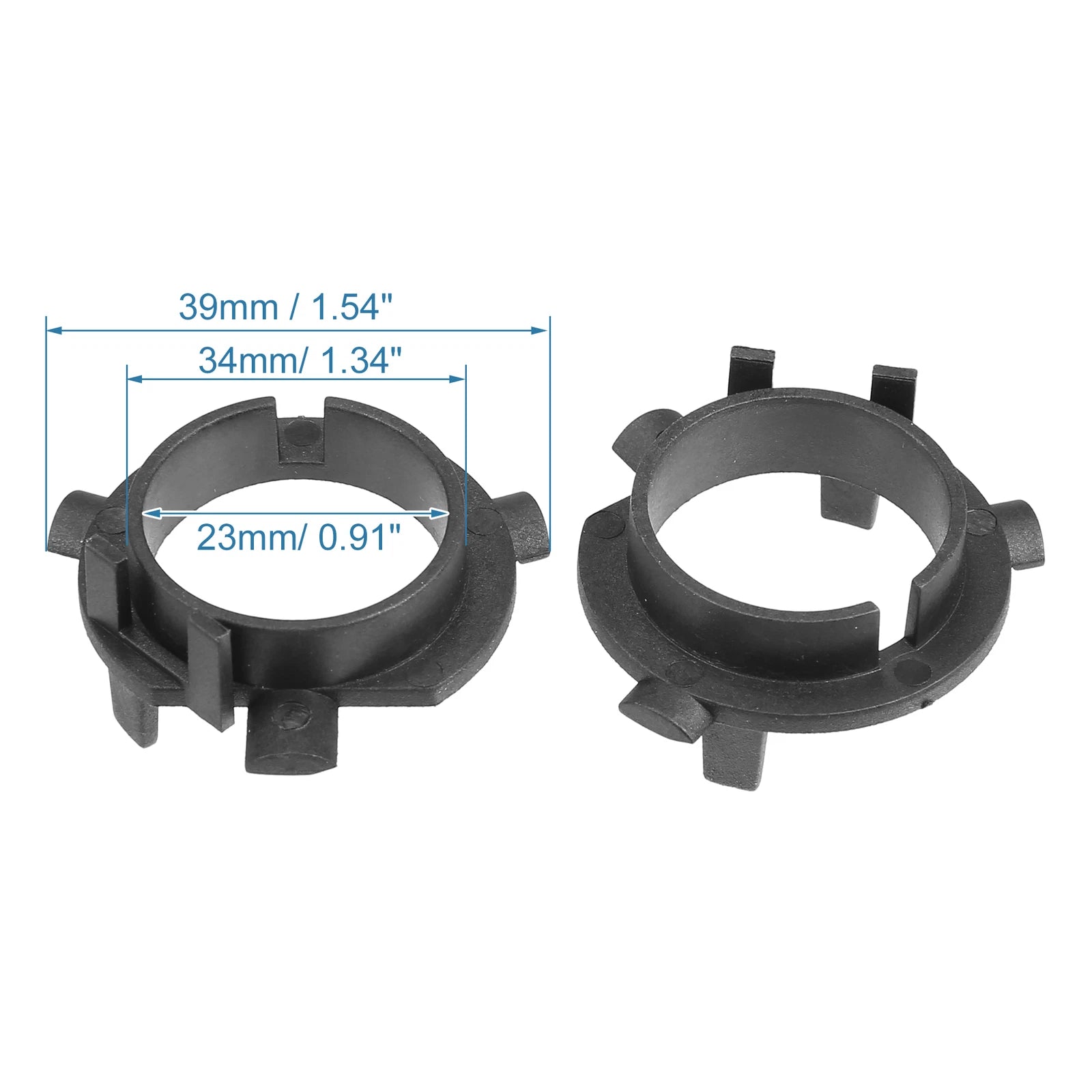 2X H7 LED Headlight Bulb Adapter Holder Socket for Kia Optima (2016)