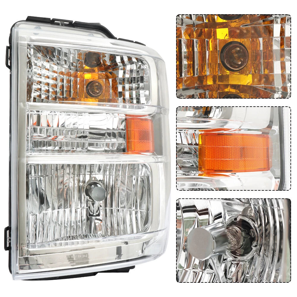 Headlight Assembly for Ford E150 E250 E350 E450 (2008–2014) Left Side