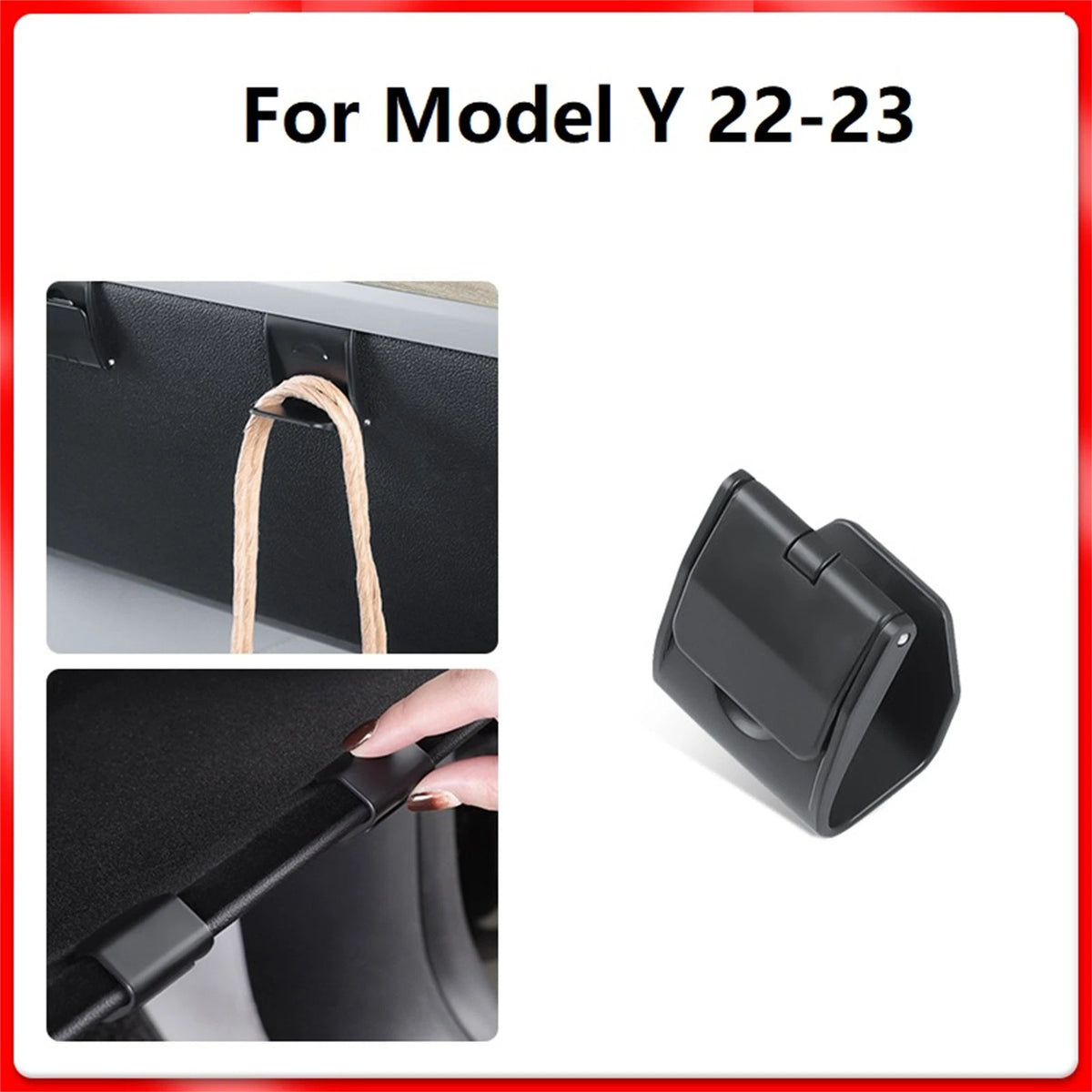 Foldable ABS Hook for Tesla Model Y (2022–2023)