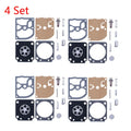 Set of 4 Carburetor Repair Kits for STIHL 017 018 MS170 MS180 ZAMA RB-66 RB-77