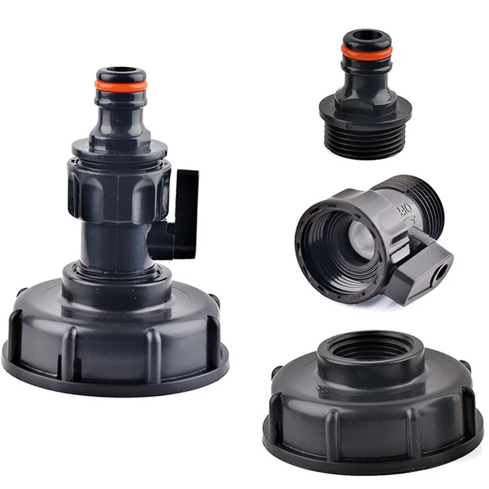Internal dispense valve nozzle fitting for IBC tank adapter (Plastic)