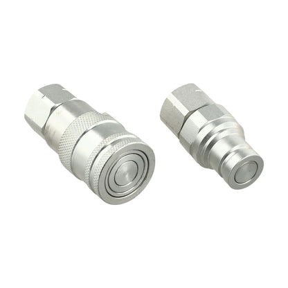 Flat Face Hydraulic Couplings Quick Connector 250-325BAR
