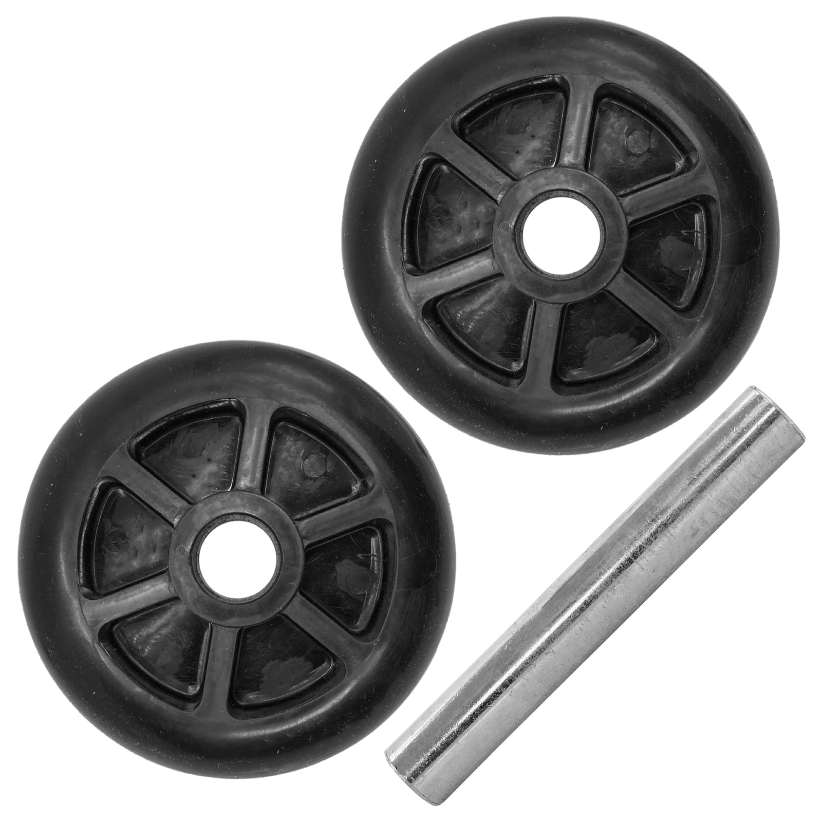 Deck Wheels with Axle Replacement for John Deere Z915B Z920M (2010–2021)