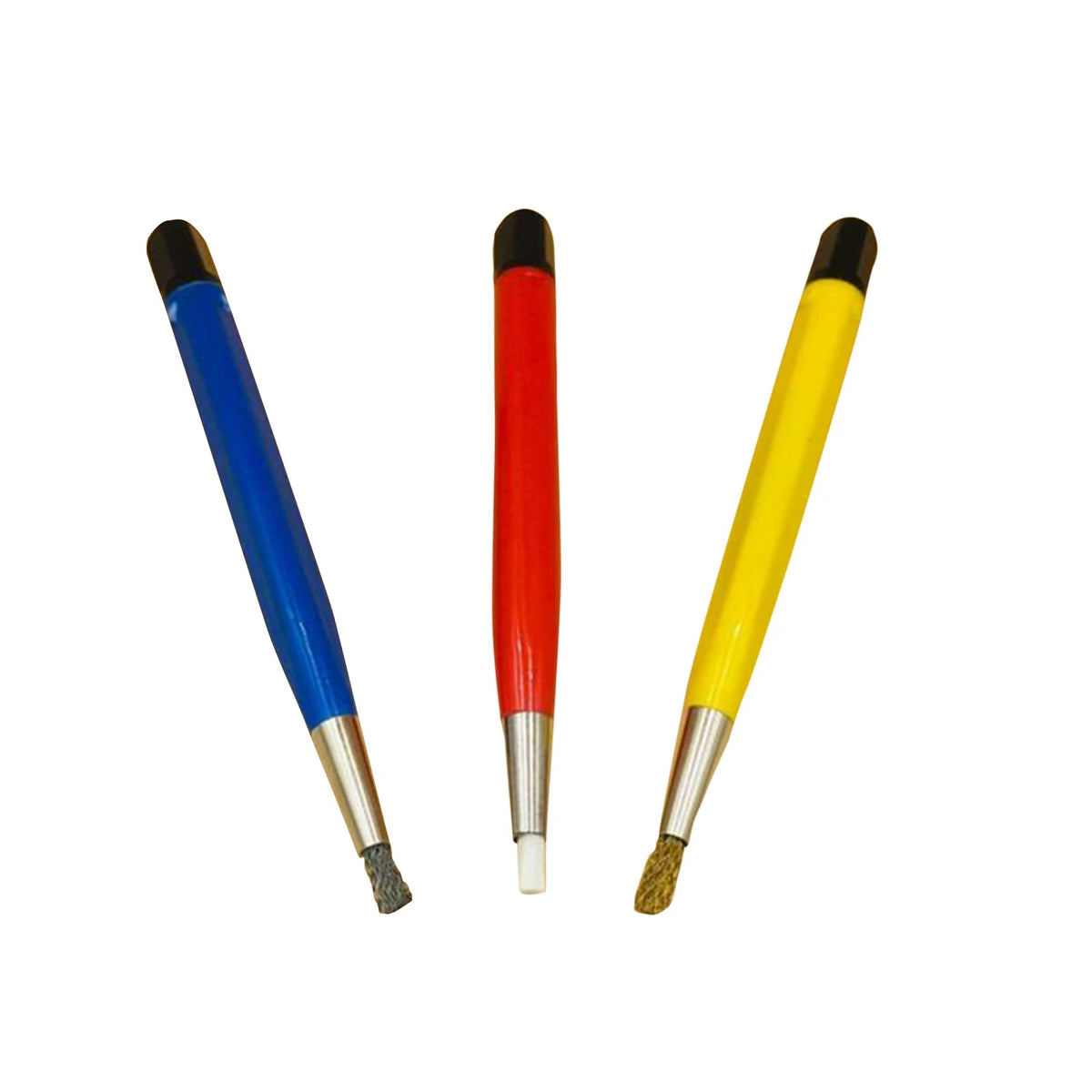 3X Copper Steel Scratch Brush Pen Rust Removal Tools for Watch Repair