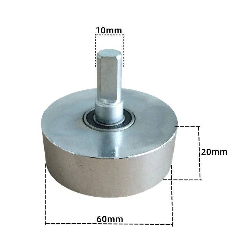 Steel Flat Roller with Low Friction Bearings for Profile Wrapping Machines