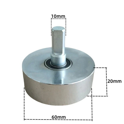 Steel Flat Roller with Low Friction Bearings for Profile Wrapping Machines