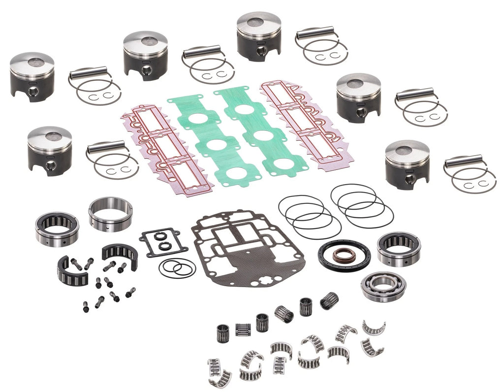 Powerhead Piston Gasket Rebuild Kit for Johnson Evinrude 150 175 HP (1996–2006) .040" Over