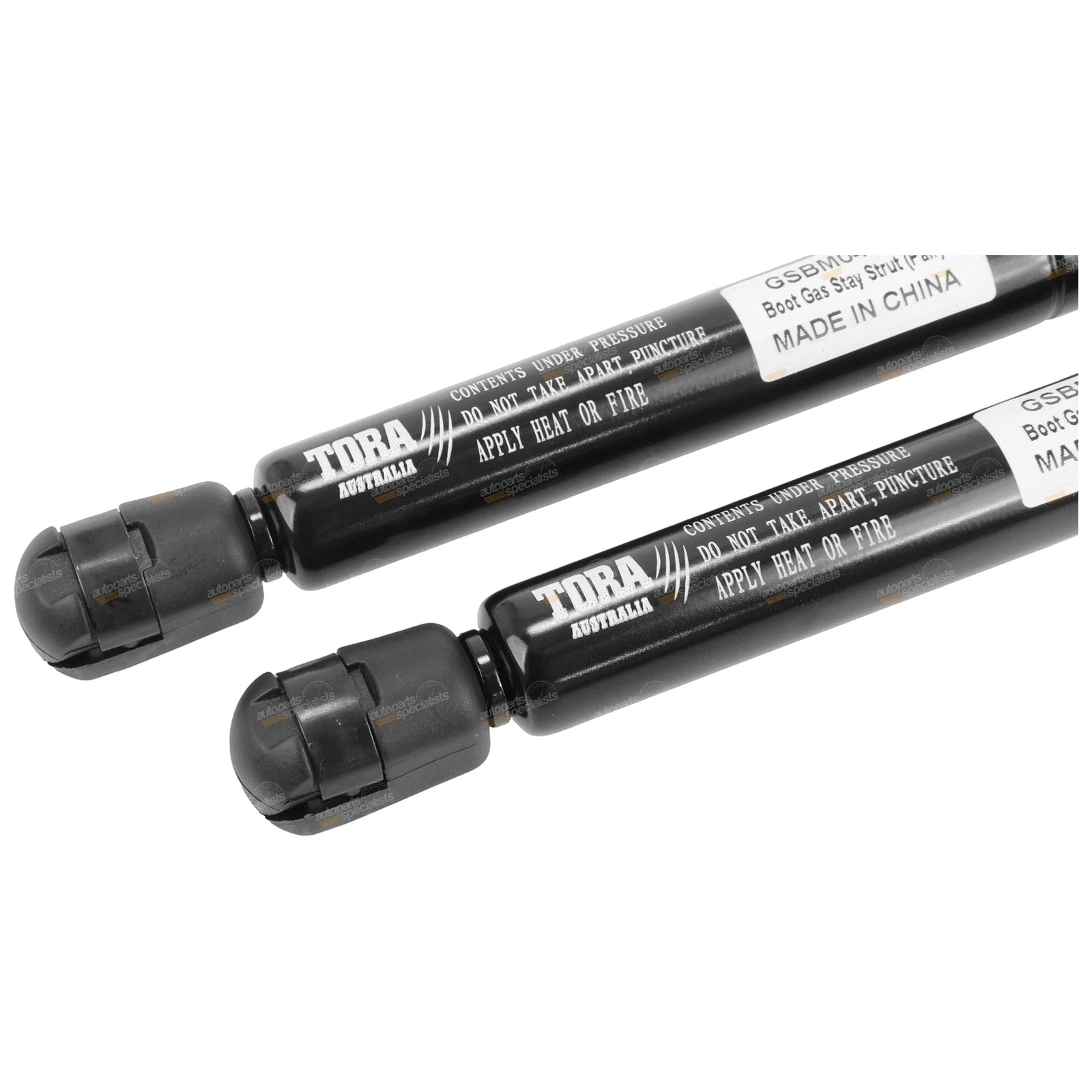 2 Boot Struts for Mazda 3 BK (2004–2009) Gas Stays