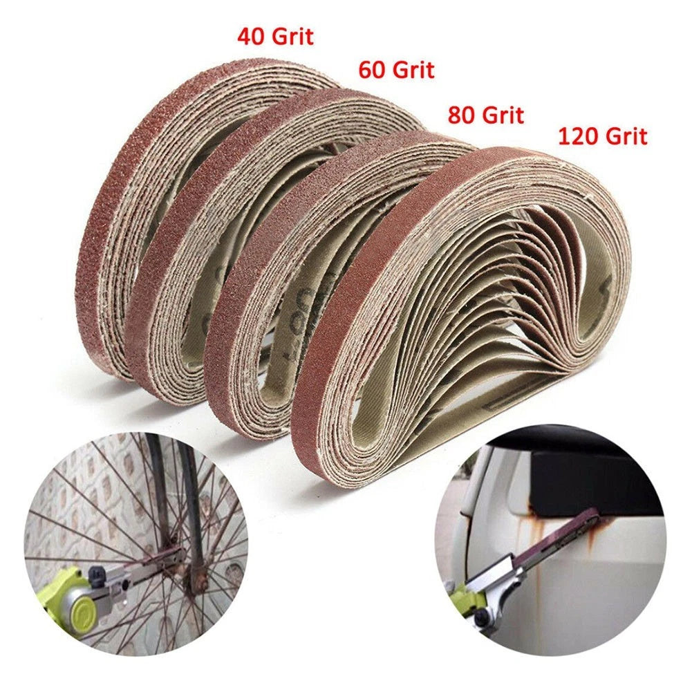 Power Sanding Belts for File Sander (330mm x 10mm)