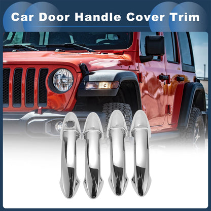 Car Door Handle Cover Trim Side Door Handle Cover for Ford Fiesta (2009–2016)