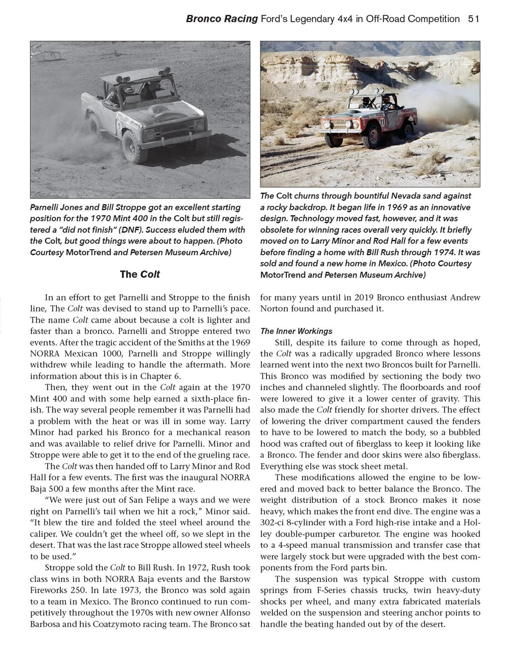 Bronco Racing Off-Road Competition Book for Ford Bronco (1966–1996)