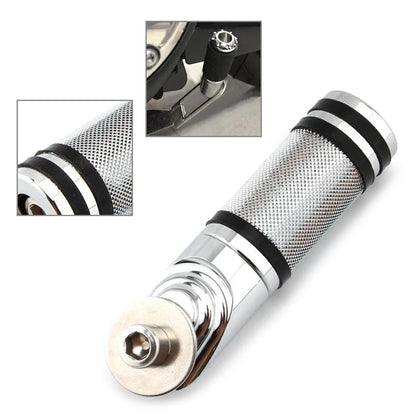 Foot Kickstand Extension Kit for Harley Dyna Street Bob FXDB (Chrome)