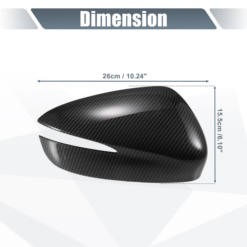 Rearview Mirror Cover Overlay Replacement for Mazda CX-3 (2017–2018)
