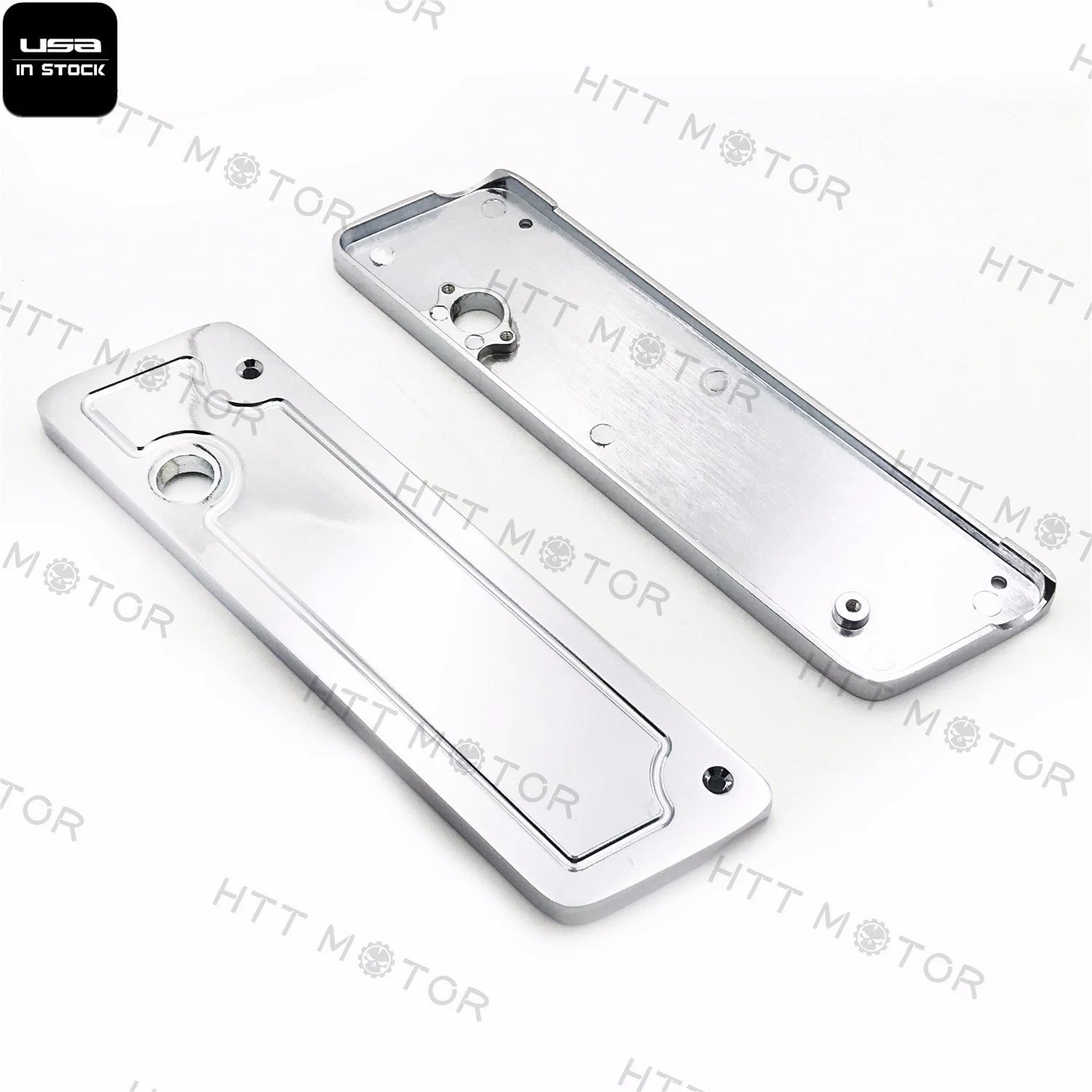 Saddlebag Latch Covers for Harley Hard Touring (2014–2023) - Chrome