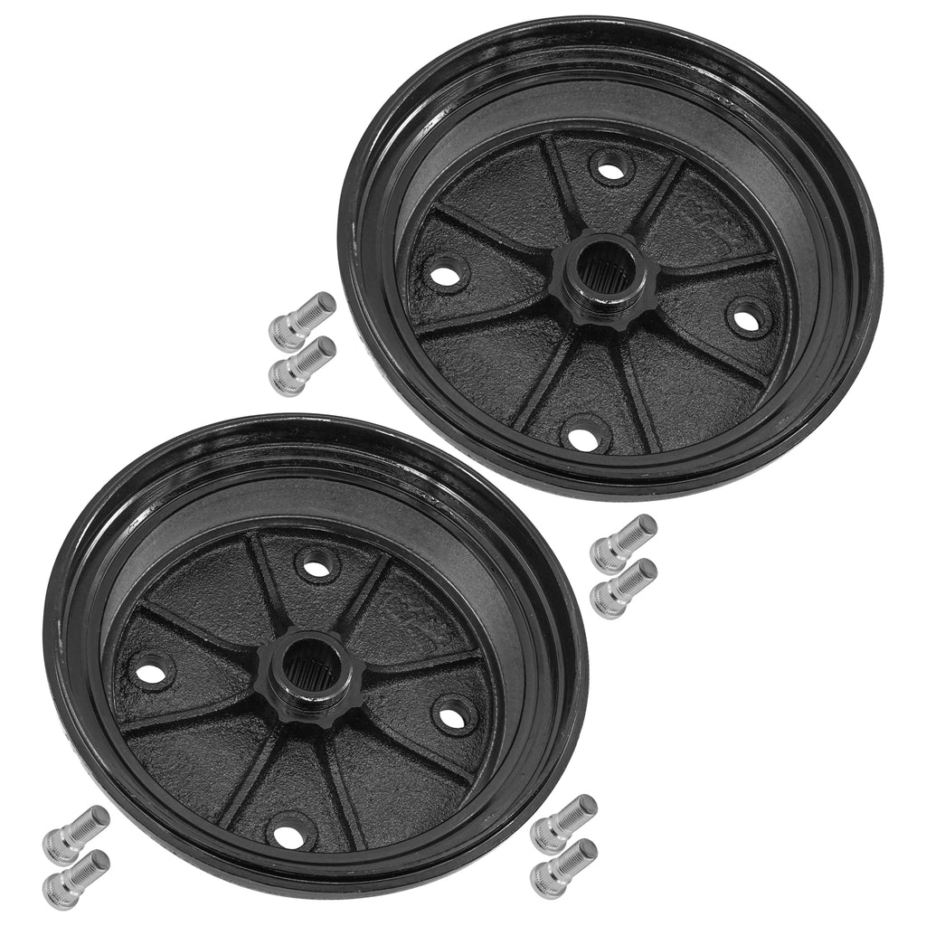 Front Brake Drum Wheel Hub Replacement Kit for Kawasaki Mule 3010 (2001–2008)