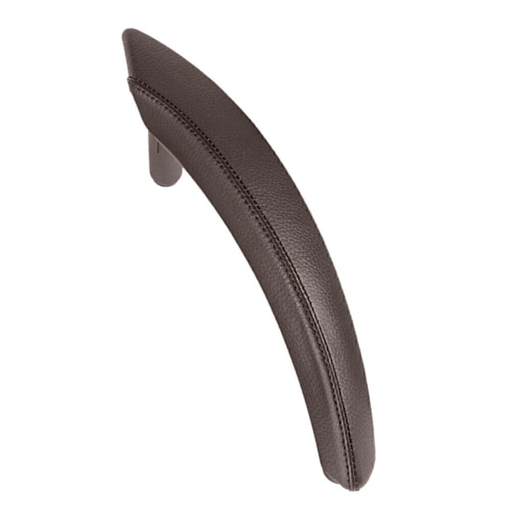 Right Door Trim Pull Handle for BMW X5 X6 E70 (2007–2013) - Real Leather Mocha