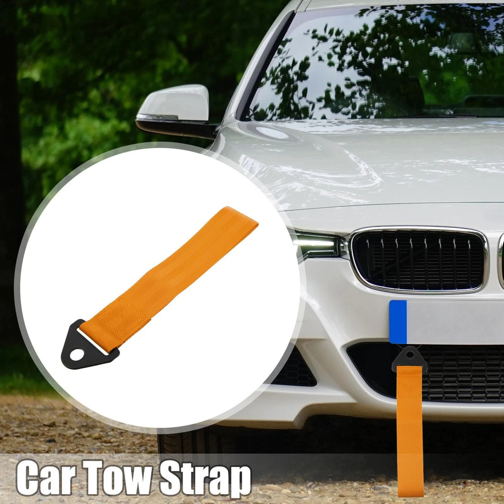 2 Set Front Tow Strap Trailer Belt with Car Hook for Universal (All Years)