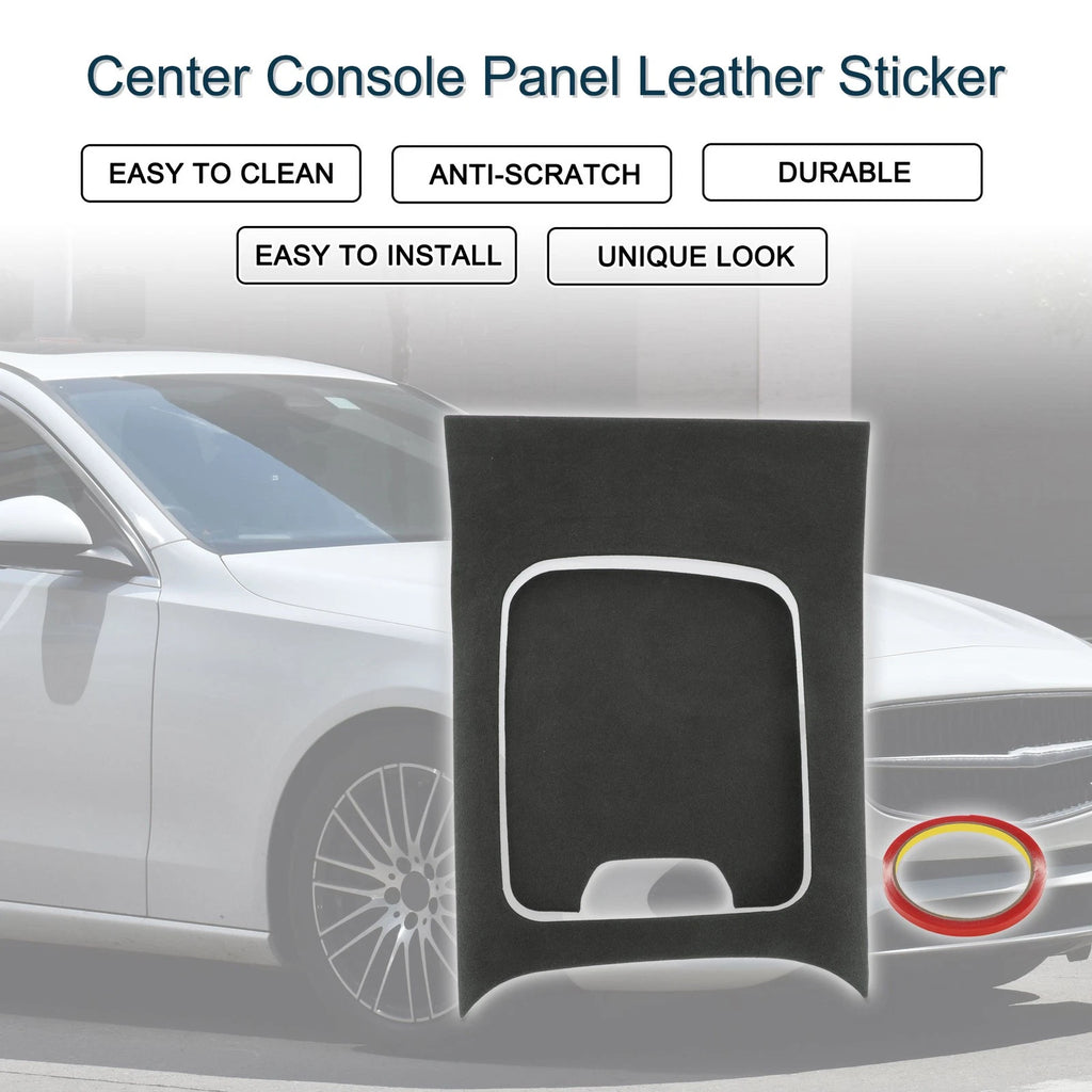 Center Console Panel Sticker Matte Black 1 Set for Mercedes-Benz GLC Class (2023–2025)