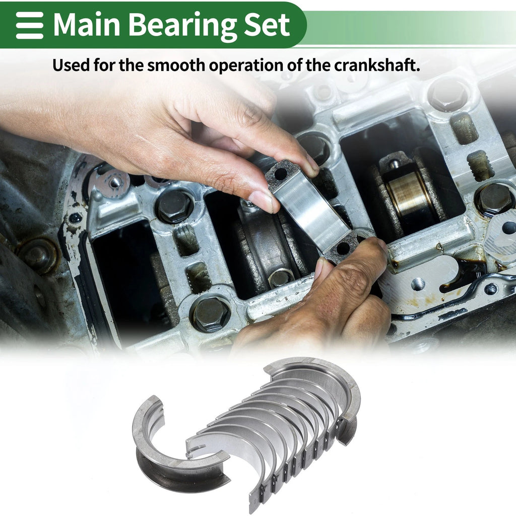 Main Bearing Set Replacement for Hyundai Accent (1995–2011) 10 Piece Kit