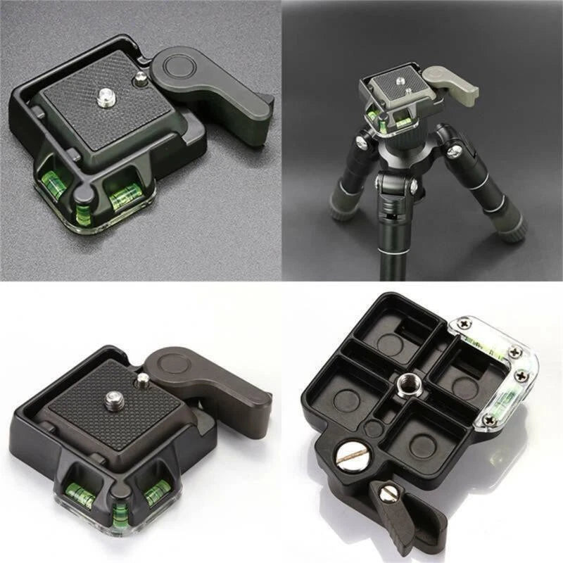 Quick Release Plate Mount Holder Clamp for Tripod Ball Head Camera