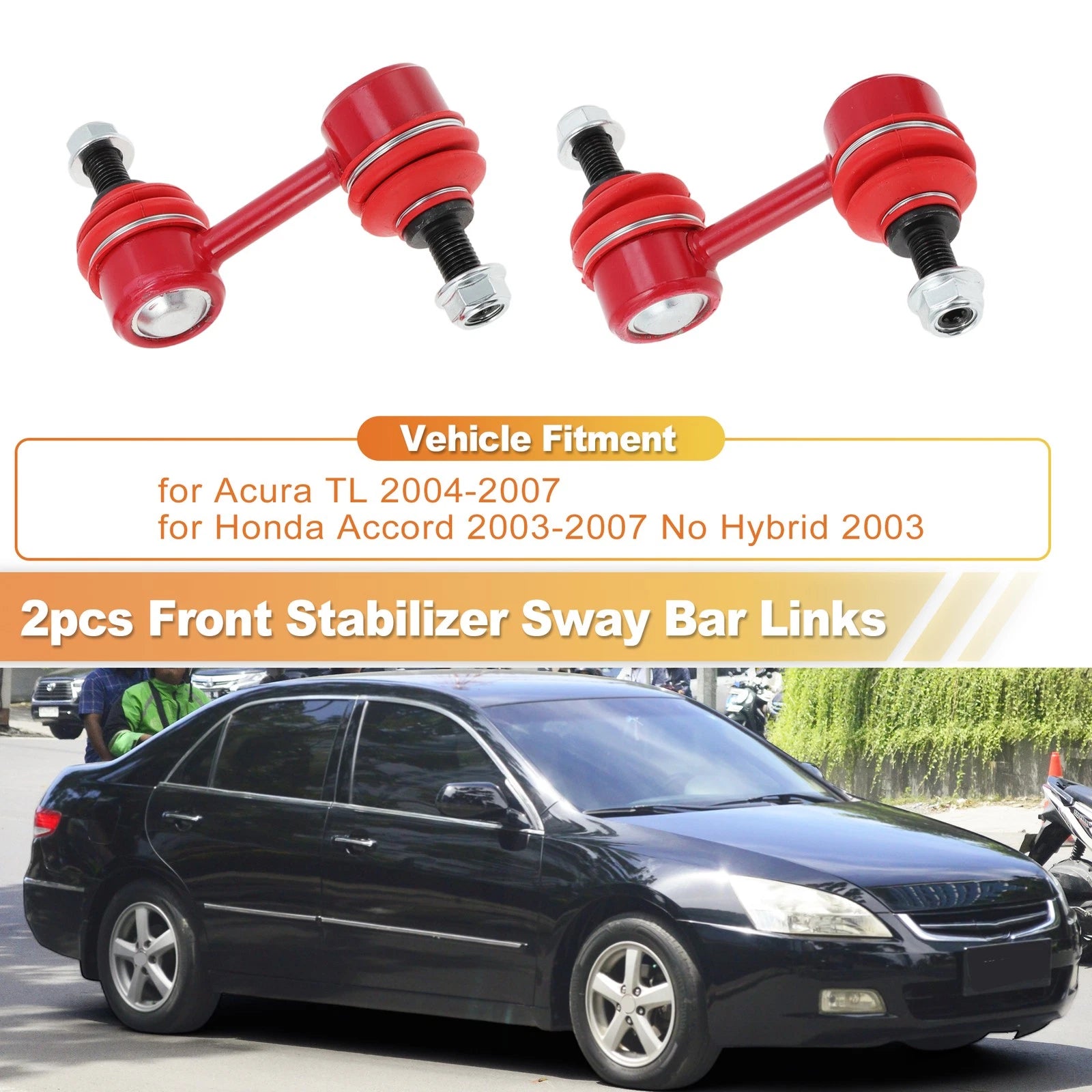 Front Sway Bar Links Pair Replacement for Acura TL Honda Accord (2004–2013)