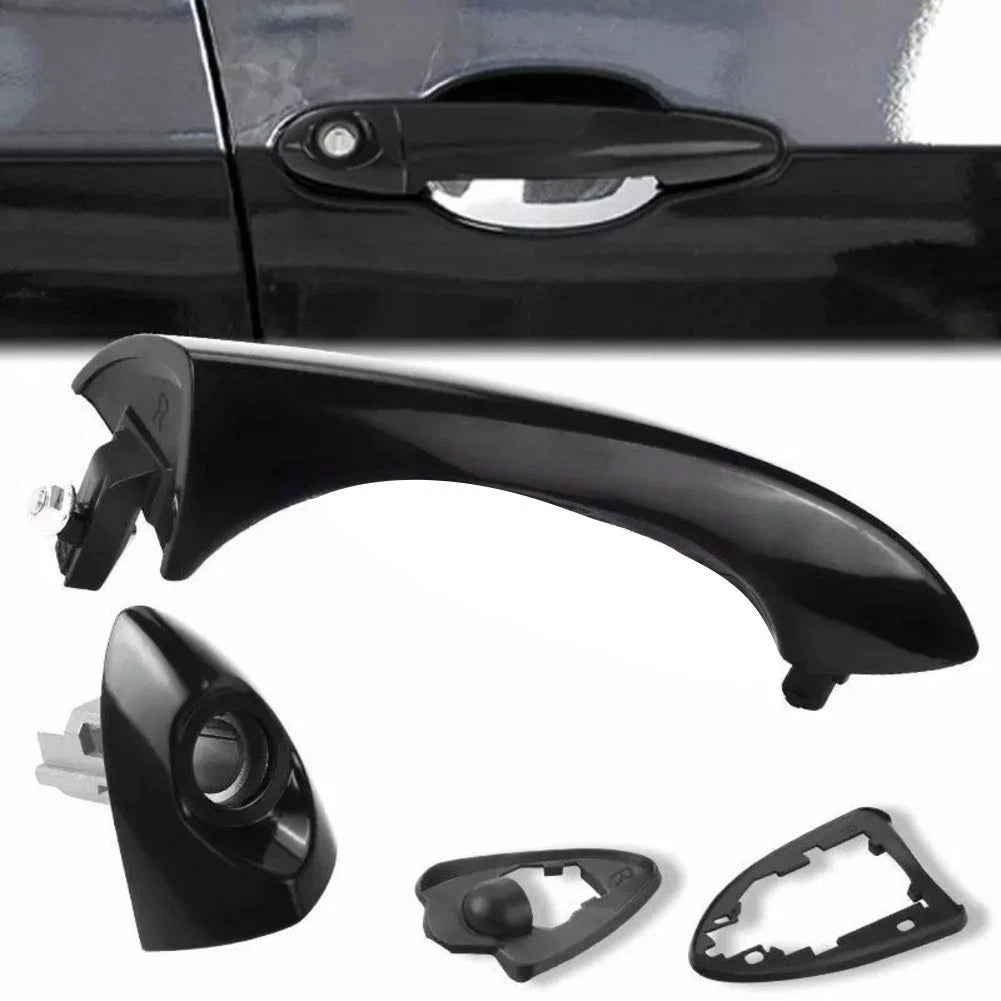 Gloss Black Door Handle for