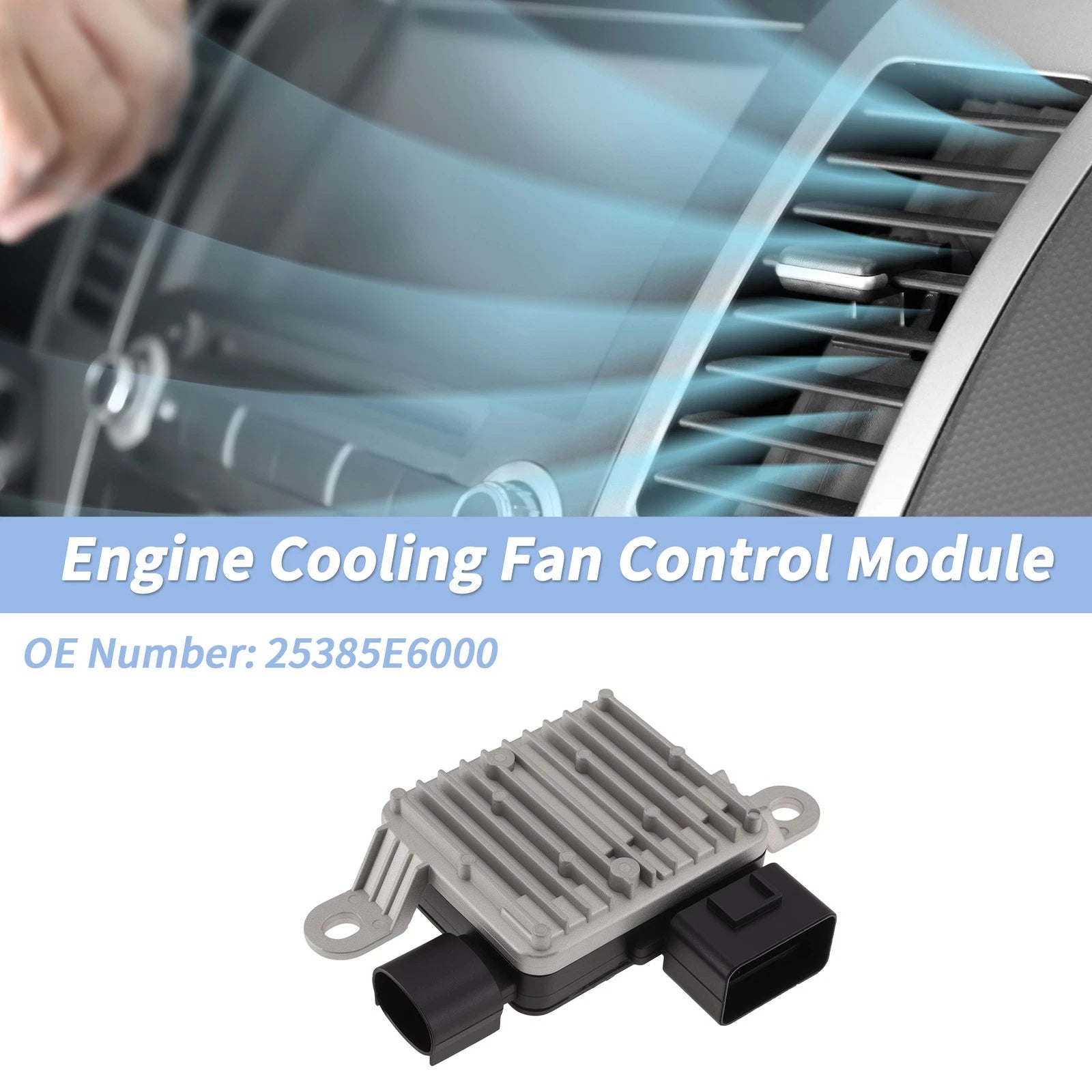 Engine Cooling Fan Control Module Replacement for Hyundai Sonata (2016–2019)